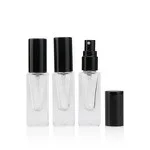 Black 5ml Square Glass Perfume Bottle