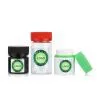 Child Resistant Tamper Evident Straight Sided Clear PET Plastic Jar