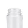 Child Resistant Tamper Evident Straight Sided Clear PET Plastic Jar