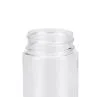 Child Resistant Tamper Evident Straight Sided Clear PET Plastic Jar
