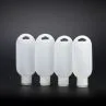 PE Crenics Travel Plastic Clear Keychain Bottles Leakproof Empty Squeeze Containers Flip Cap TSA Approved 10 Pack(60ml/2oz)