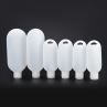 PE Crenics Travel Plastic Clear Keychain Bottles Leakproof Empty Squeeze Containers Flip Cap TSA Approved 10 Pack(60ml/2oz)