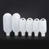PE Crenics Travel Plastic Clear Keychain Bottles Leakproof Empty Squeeze Containers Flip Cap TSA Approved 10 Pack(60ml/2oz)