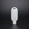 PE Crenics Travel Plastic Clear Keychain Bottles Leakproof Empty Squeeze Containers Flip Cap TSA Approved 10 Pack(60ml/2oz)