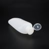 PE Crenics Travel Plastic Clear Keychain Bottles Leakproof Empty Squeeze Containers Flip Cap TSA Approved 10 Pack(60ml/2oz)