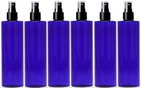 Empty 8 Oz Blue Plastic Spray Bottles With Mist Sprayer