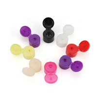 In Stock 24/410 28/410 Clear Cosmetic Flip Top Cap And Screw Top Cap With Bottle