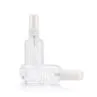 Large Stock Empty 50ml 60ml 100ml 120ml Clear PET Plastic Spray Bottle For Disinfection Spray