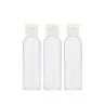 Natural Labs 2 Oz HDPE Flip Cap Empty Squeezable Travel Bottles BPA Free TSA Compliant Travel Size Bottle Set