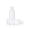 Natural Labs 2 Oz HDPE Flip Cap Empty Squeezable Travel Bottles BPA Free TSA Compliant Travel Size Bottle Set