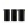 Opaque Black 19 Dram Pop Top Containers