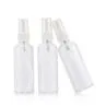 PET Spray Bottles, 3.4oz/100ml Portable Fine Mist Mini Travel Bottle, Small PET Plastic Refillable Liquid Containers