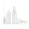 PET Spray Bottles, 3.4oz/100ml Portable Fine Mist Mini Travel Bottle, Small PET Plastic Refillable Liquid Containers