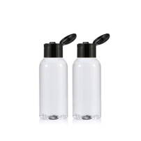 Pinnacle Mercantile Easy Squeeze Plastic Bottles With Disc Flip Cap/Lid 4 Oz Set
