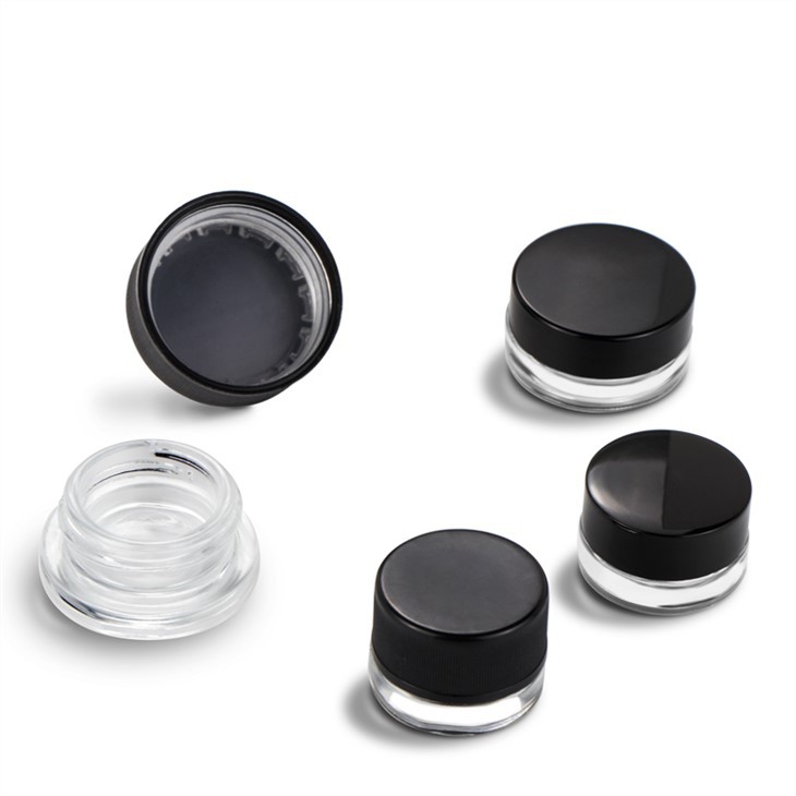 Frasco de vidro transparente 3ml 5ml resistente a crianças
