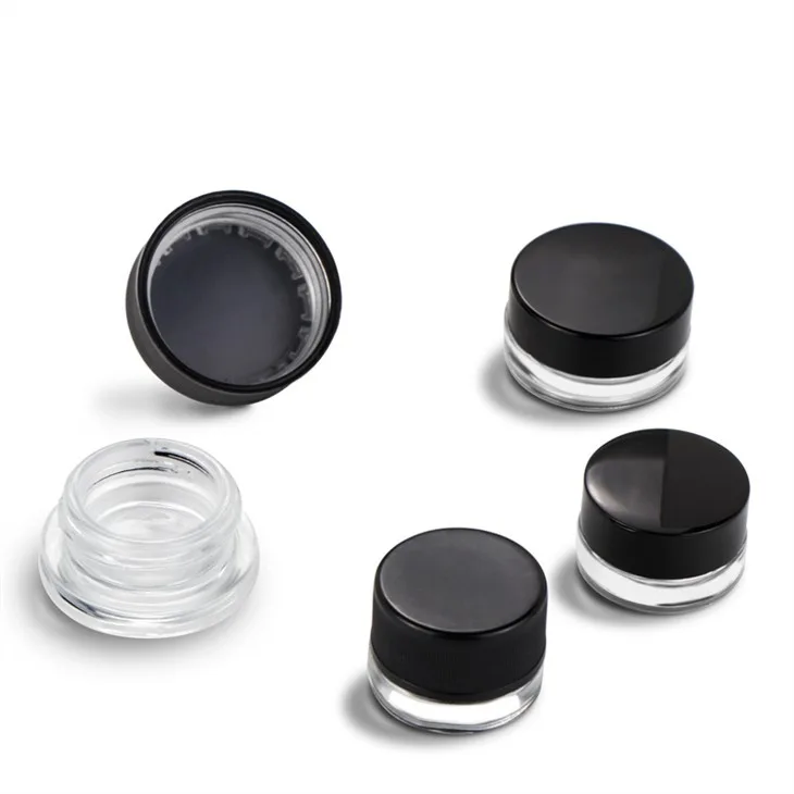3ml 5ml Clear Child Resistant Glass Jar