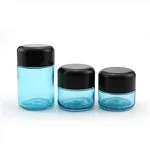 2oz 3oz 5oz Cylinder Child Resistant Glass Jar