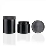 5ml Black Uv Child Proof Concentrates Glass Jar With Lid