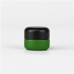 Wholesale Green Glass Jar With Black CR Cap
