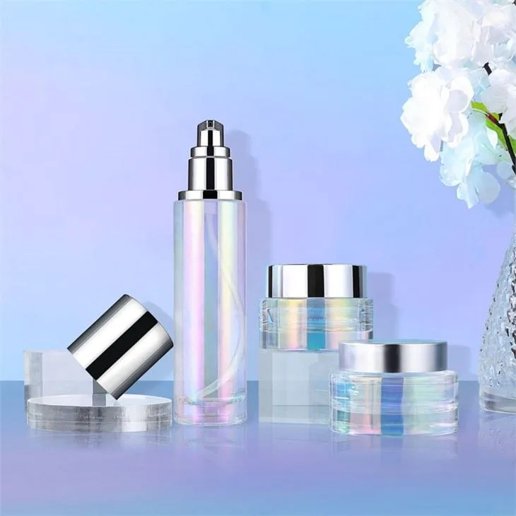 100ml Cosmetic Lotion Pump Bottle 30g Glass Makeup Jars