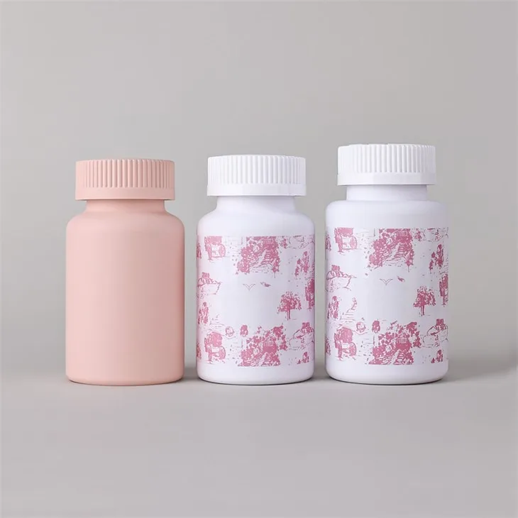 150ml White Plastic Medicine Bottle Wirh Child Resistant Cap
