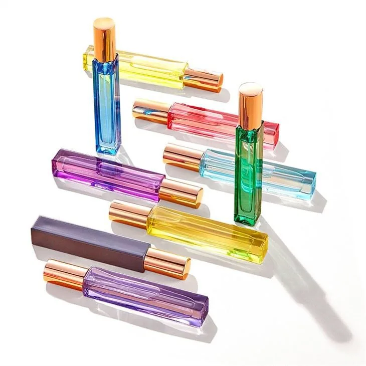 15ml Small Perfume Bottles Square Empty Glass Spray Bottles