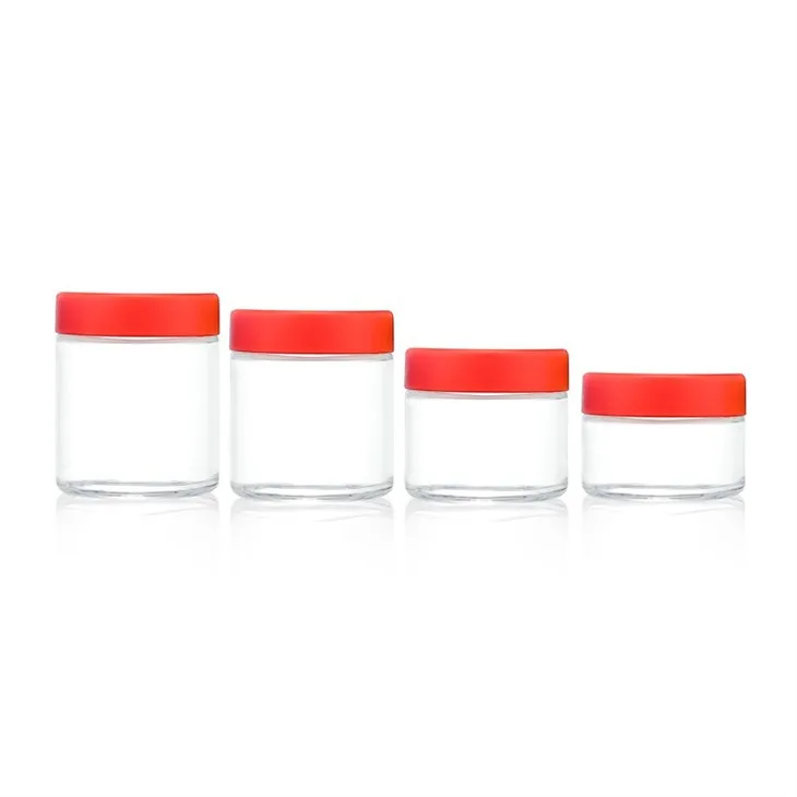 1oz 2oz 3oz 4oz Clear Childproof Jar