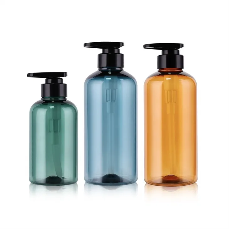 300ml 500ml PET Conditioner Bottles Empty Body Lotion Bottles