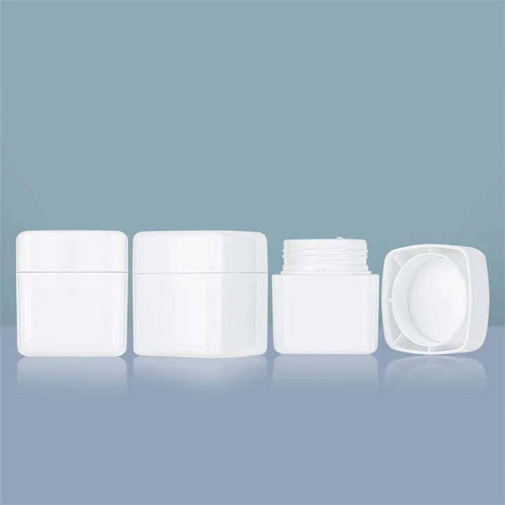 30g 50g White Pet Cosmetic Cream Jar