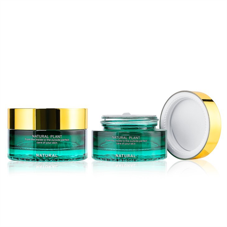 30g Green Gradient Empty Cosmetic Jars