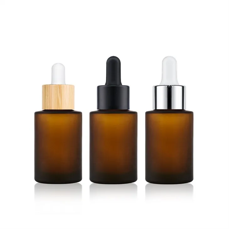 30ml Round Amber Glass Dropper Bottles