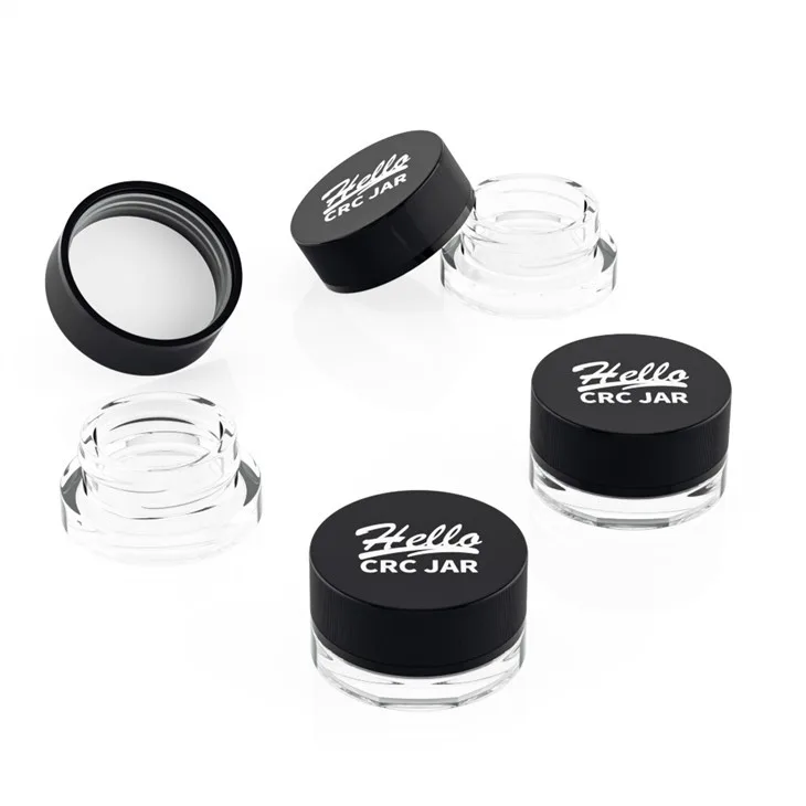 3g 5g 7g Small Child Resistant Glass Jar