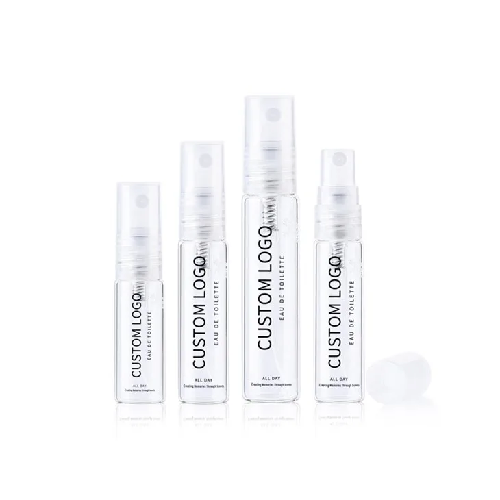 3ml 5ml 10ml Sample Perfume Bottles Clear Glass Mini Spray Bottle