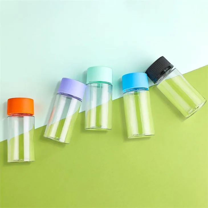 40ml Clear Plastic Child Resistant Jar