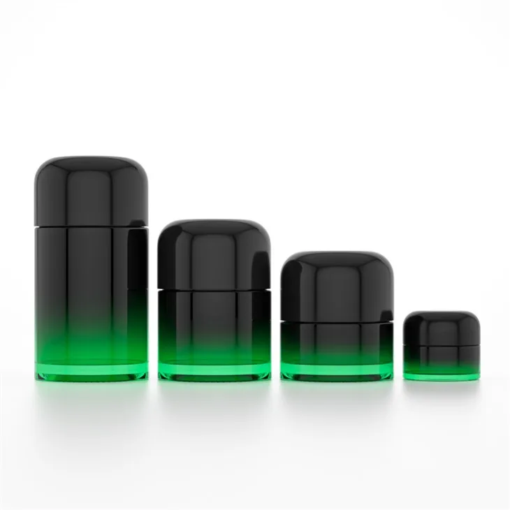 Black Glass CRC Jar With Child Proof Cap
