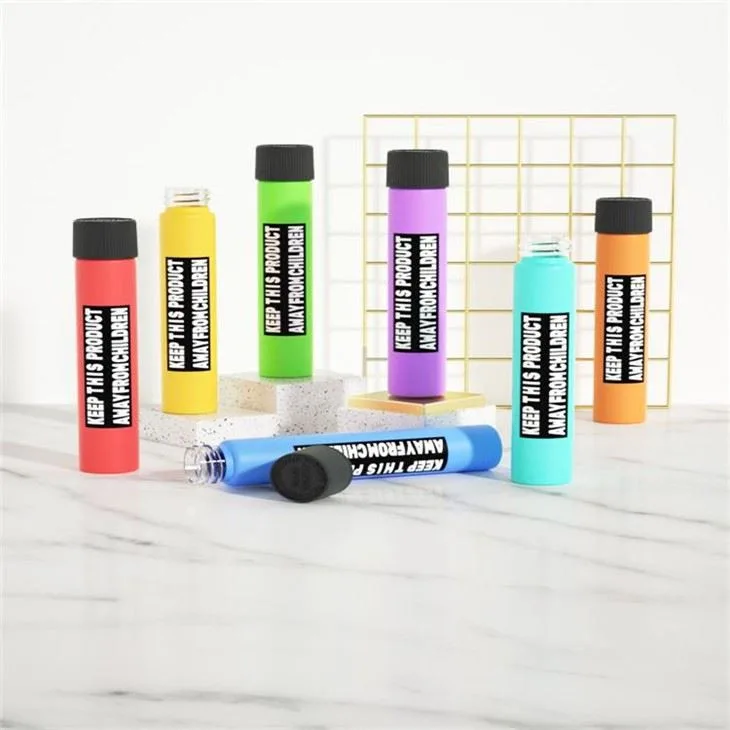 Child Resistant Glass Pre Rolled Tube Container