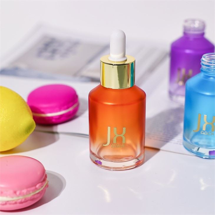 Colored Sloping Shoulders 60ml Dropper Bottle