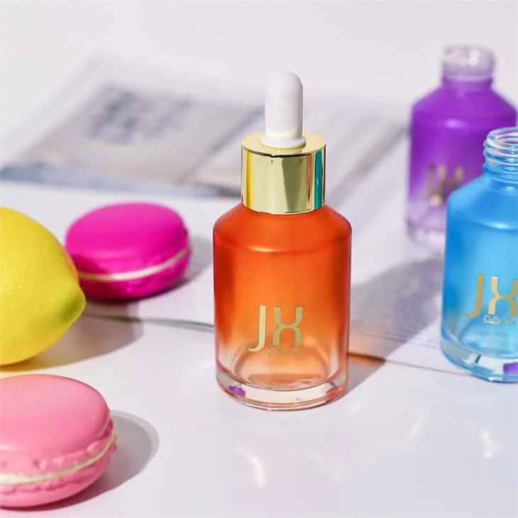 Colored Sloping Shoulders 60ml Dropper Bottle