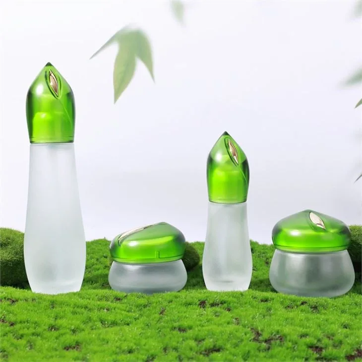 Frosted Glass Skincare Bottles Packaging