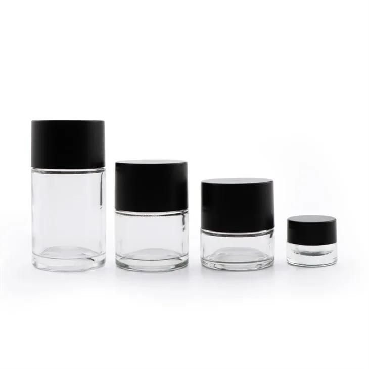 Glass Concentrate Jar Clear Child Resistant Jar Packaging