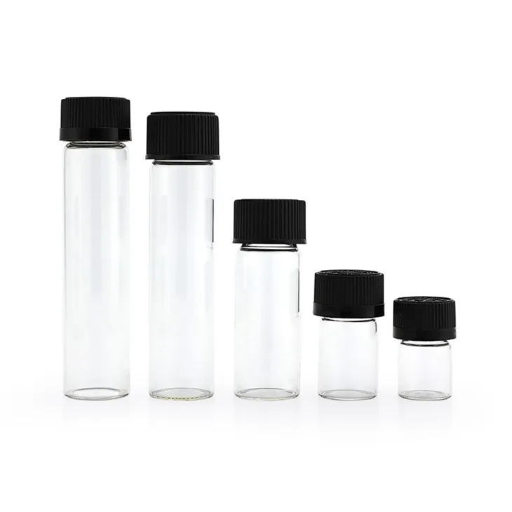 Glass Tube With Child Resistant Cap