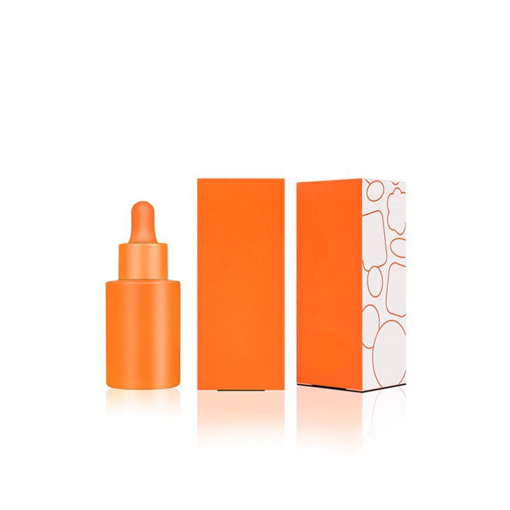 Orange 30ml Tincture Bottles With Box Packaging