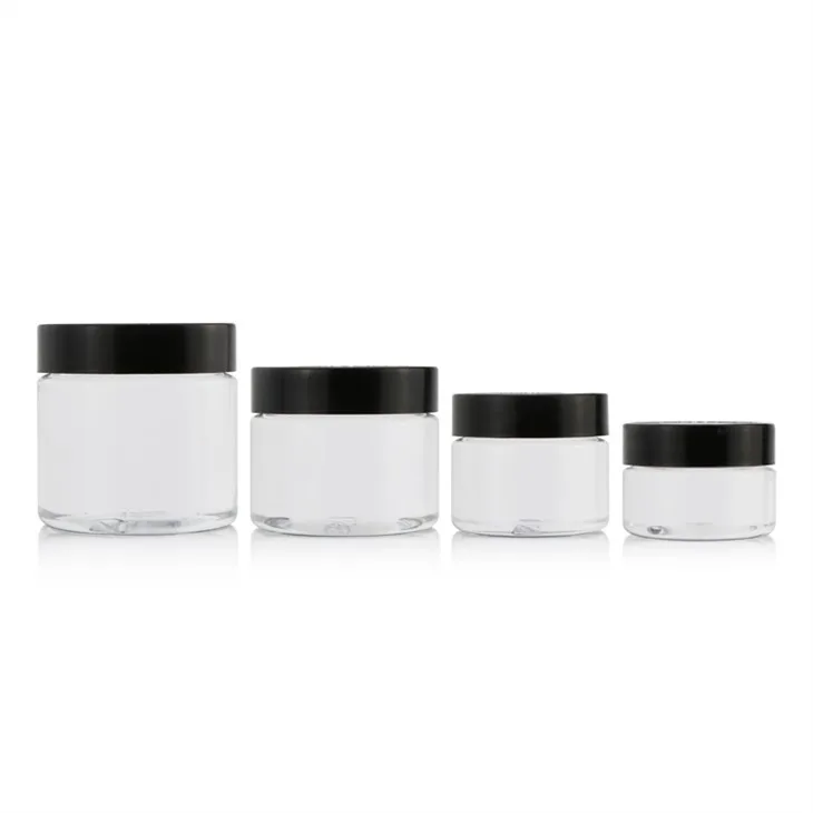 Plastic Cannabis Jar With Childproof Lid