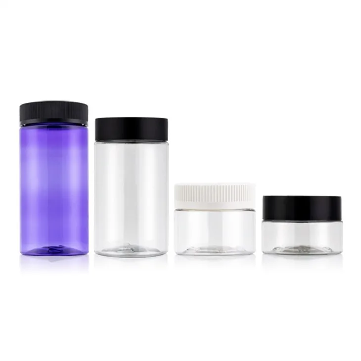 Plastic Child Resistant Jar For CBD