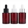 1 Oz 1.7 Oz Clear Frosted Cylinder Glass Dropper Bottle With Dropper