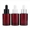 1 Oz 1.7 Oz Clear Frosted Cylinder Glass Dropper Bottle With Dropper
