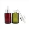 1 Oz 1.7 Oz Clear Frosted Cylinder Glass Dropper Bottle With Dropper