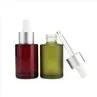 1 Oz 1.7 Oz Clear Frosted Cylinder Glass Dropper Bottle With Dropper