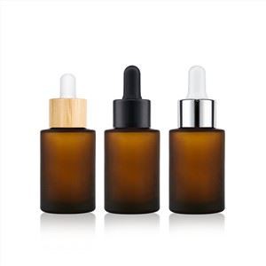 1 Oz Amber Glass Bottles With Dropper Frosted Tincture Bottles