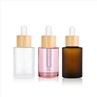 1 Oz Amber Glass Bottles With Dropper Frosted Tincture Bottles